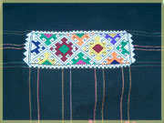 Tai Dam woman's headcloth in Ban Nam Ngen