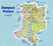 Map of Champassak