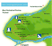 Khong Moutain Map