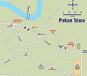Pakse City Map