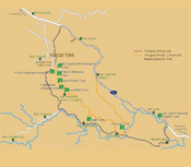 Map of Greater Pakse