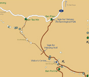 Map of Greater Pakse