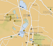 Map of Greater Pakse