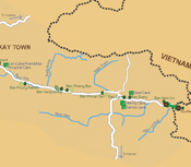 Map of Greater Pakse
