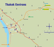 Map of Greater Thakek