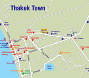 Map of Thakek Town