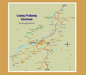 Map of Greater Luang Prabang