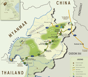 Map of Vientiane