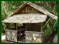 The Nam Ha Forest Camp built by local villagers