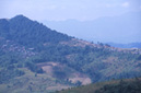 A village on top of a hill Phongsaly