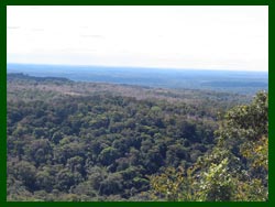 View from ridge tip in Vilabuli District, Savannakhet