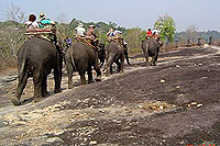 Elephant riding to Phou Asa and beyond