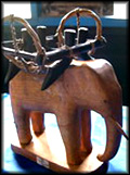 Elephant Sculptures in Ban Kiet Ngong