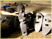 Mask sculpture, B. Nong Beung