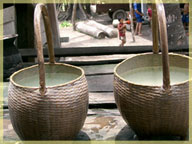resin coated bamboo buckets, B. Phalaem