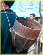 Reduced size Kayang basket in Ban Nam Eng