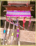 Silk thread produced in Ban Phiengngam